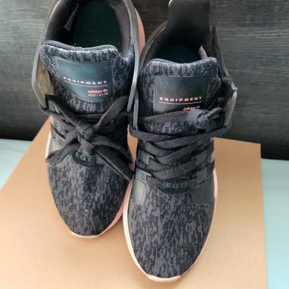 adidas eqt adv support - black pink - size 7 - Picture 4 of 9